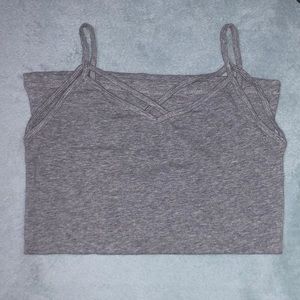 crisscross tank top